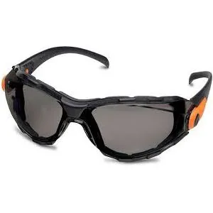 Gray Delta Plus Gray Foam Safety Glasses, Anti-Fog, Scratch-Resistant, Gray product image