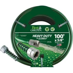 & Flexible Best Garden 5/8 Inch x 100' Fleximax Heavy Duty Hose - Durable & Flexible product image