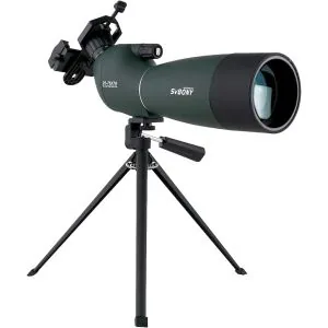 w/Phone Adapter W/P SVBONY SV28 Spotting Scopes with Tripod, Angled 25-75x70mm with Phone Adapter W/P product image