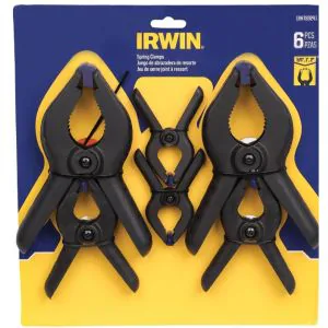 Irwin six-piece spring-clamp set