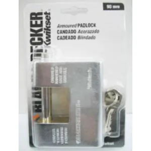 and Decker Stainless Steel Bar Lock Armoured CP 90mm product image