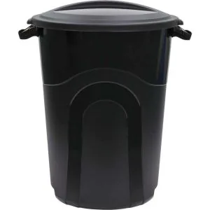 SOLUTIONS 32 Gallon Black Refuse Bin - UNITED SOLUTIONS product image