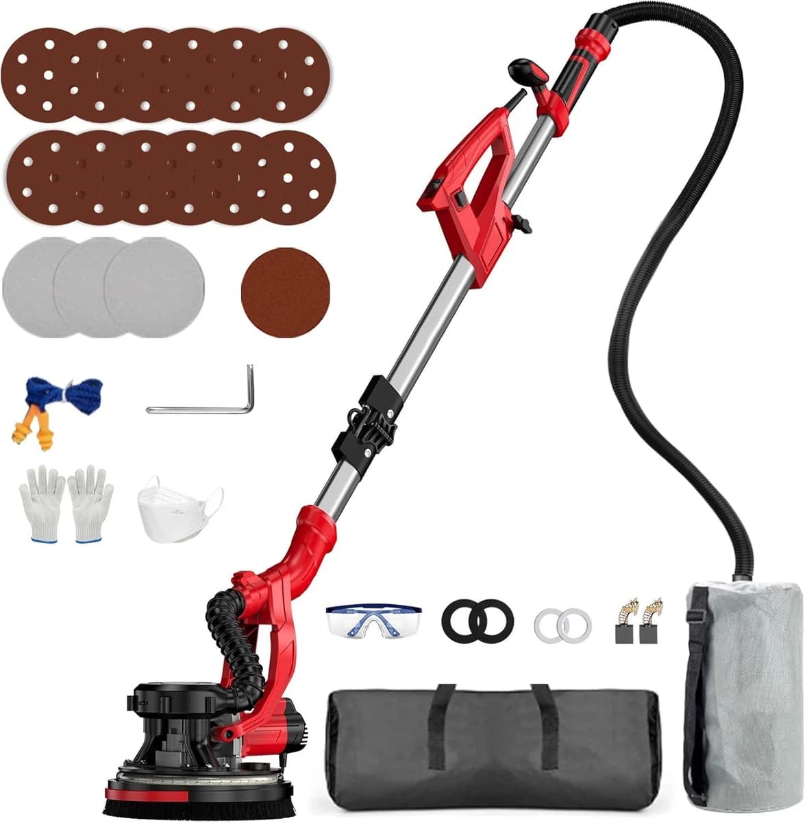 Drywall Sander Popcorn Ceiling Removal Tool w/Vacuum Dust Collection (Borsstyne) product image