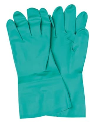 Green Nitrile Flock Lined Gloves 15mil - XL product image