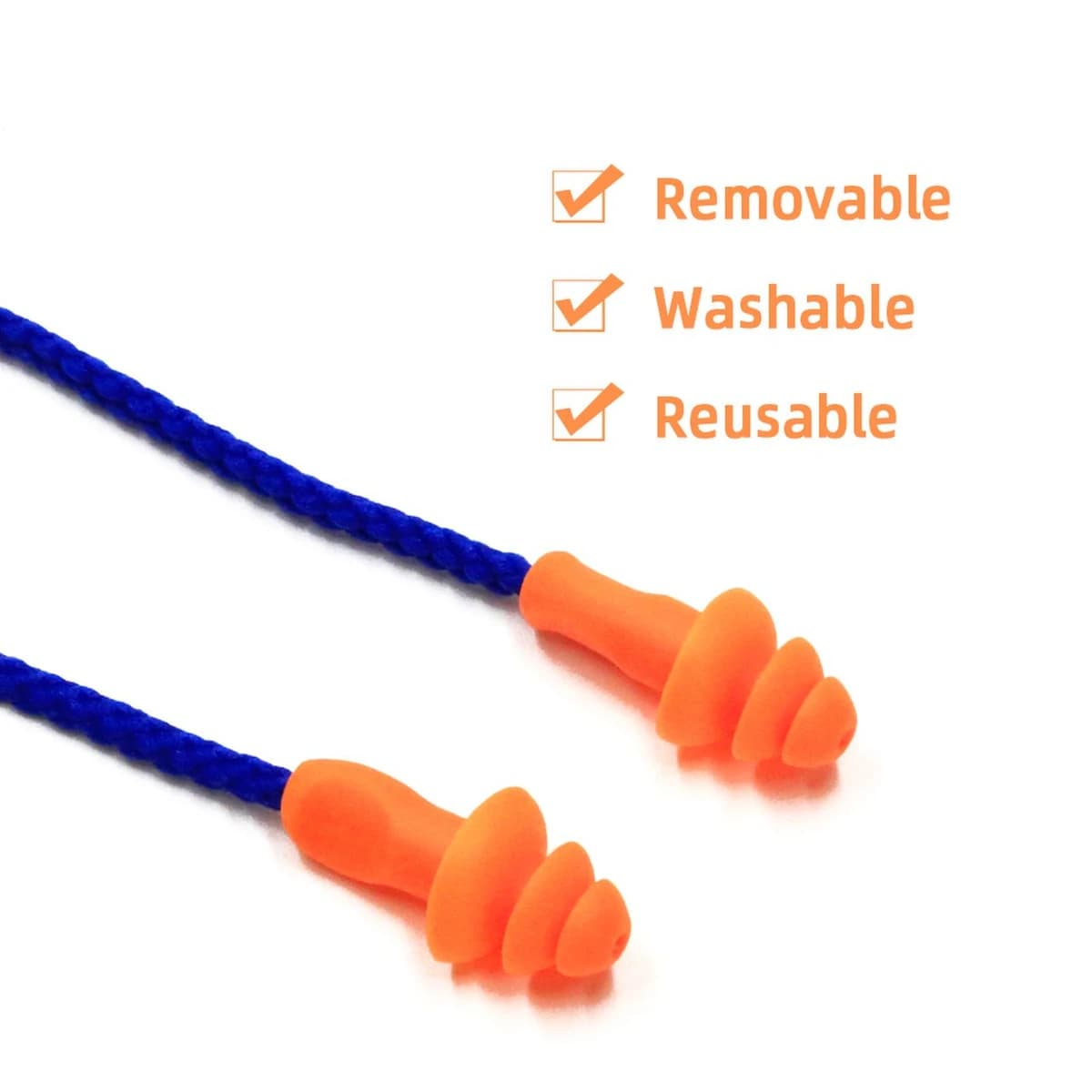 Earplug Corded Silicone 29DB product image