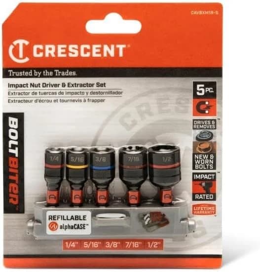 Crescent 5pc Impact Nut Driver & Extractor Set product image