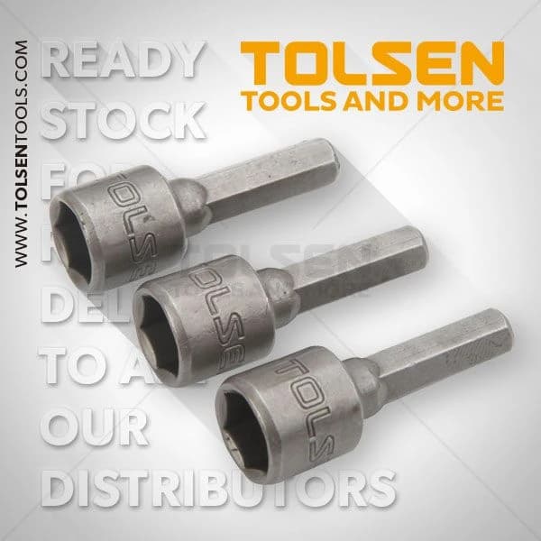Tolsen 3pc Magnetic Nut Socket Set (77831) product image