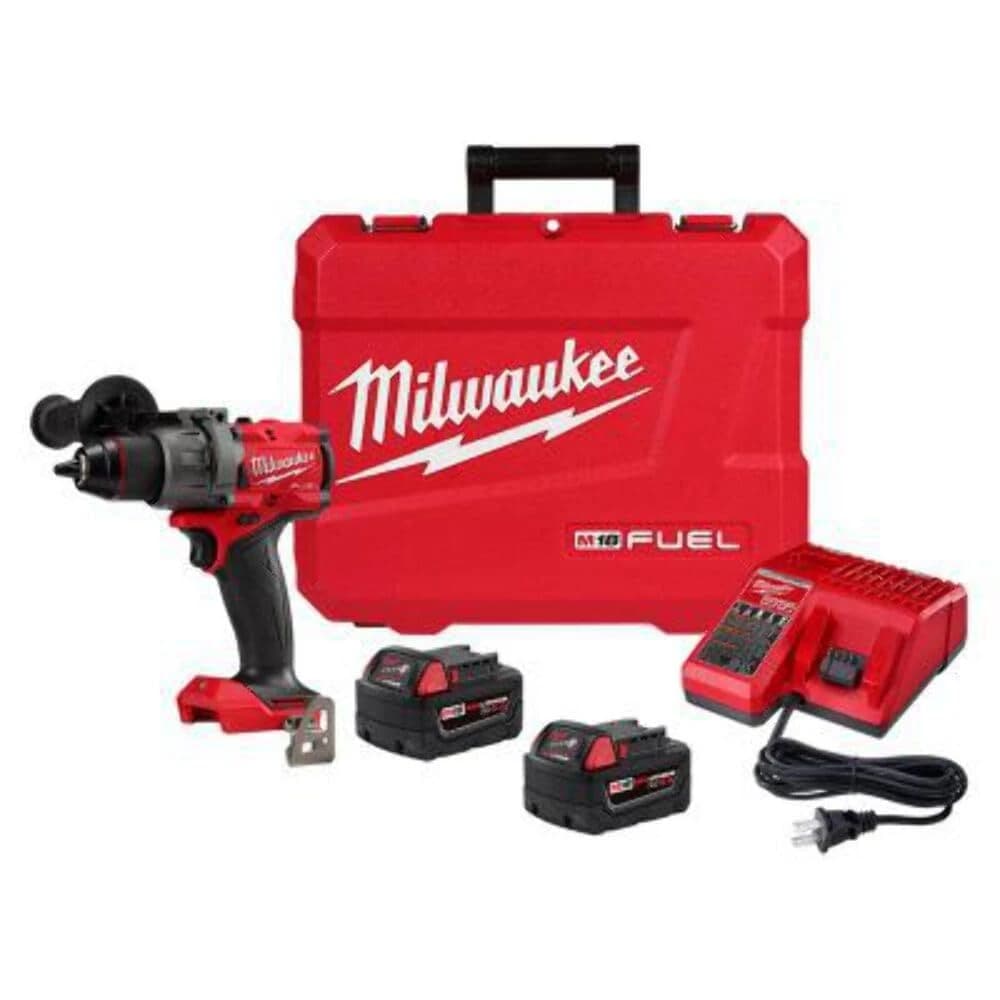 Milwaukee M18 FUEL 1/2" Hammer Drill/Driver Kit w/2 - 5.0Ah Batteries & Charger product image