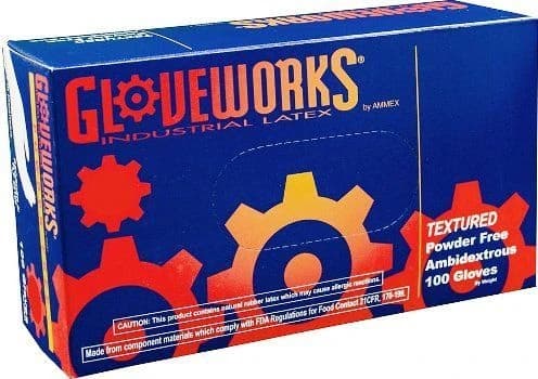 Gloveworks Latex Powder Free Ind. Gloves - Small (100pcs) product image