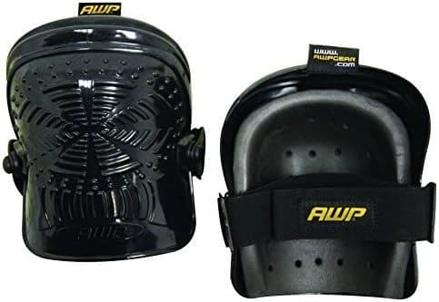 AWP Non-Marring Rubber-Cap Comfort Flex Knee Pads, Black product image