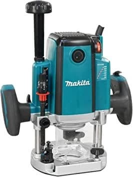 MAKITA-Router - 3 1/4HP Plunge 1/4" collet sleeve insert 1/2" collet cone product image