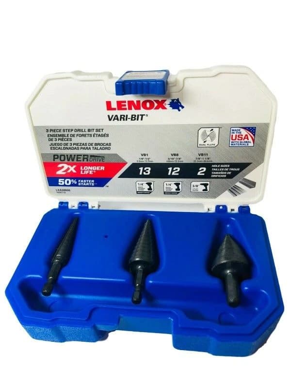 Lenox - 3pc Electrical Step Bit Set product image