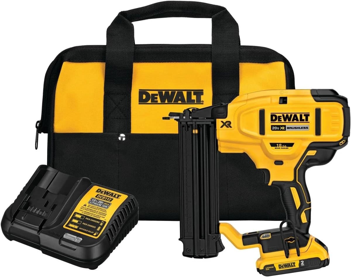 DEWALT 20V MAX Cordless Brad Nailer Kit, 18GA product image