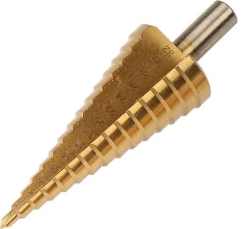 Tolsen Titanium Coated Step Drill Bit product image