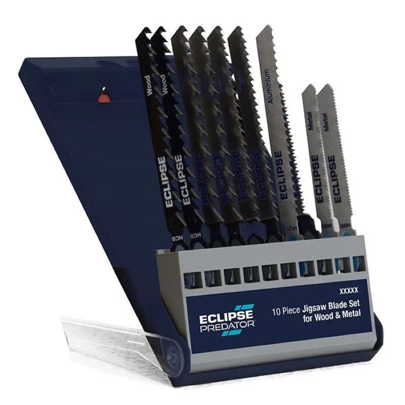 Eclipse 10pc Jigsaw Blade Set (for wood & metal) product image