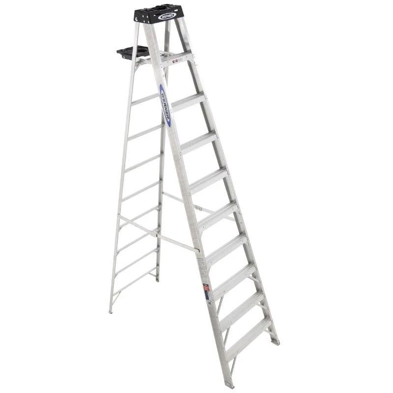 Werner Aluminum Stepladder, 10 ft, Type IA, 300 lb (310) product image