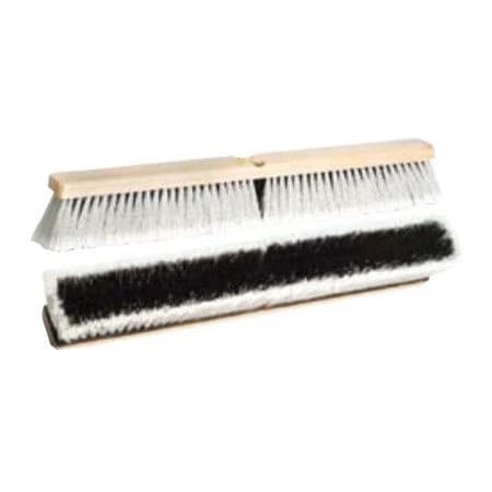 DQB 24" Poly Centre w/Gray Flagged Border Floor Sweep w/11041 Handle product image