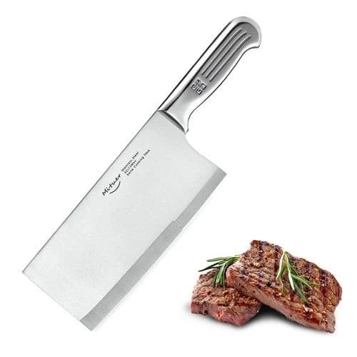 Mituer Meat Cleaver 7" Butcher Knife - Stainless Steel Chinese Chef Knife product image