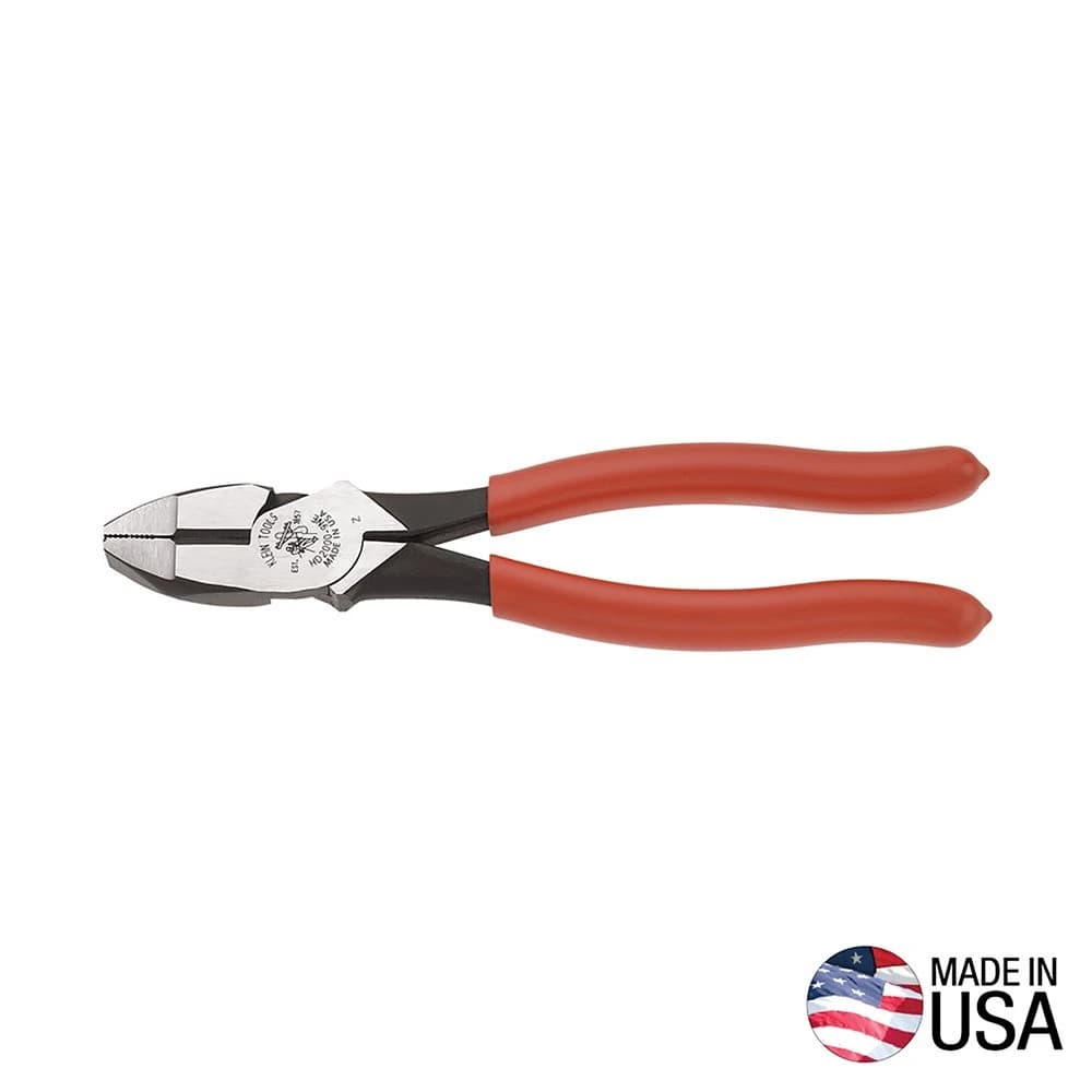 Klein 9" Side Cutter Linemans Pliers Cut ACSR, Screws, Nails, Hard Wire product image