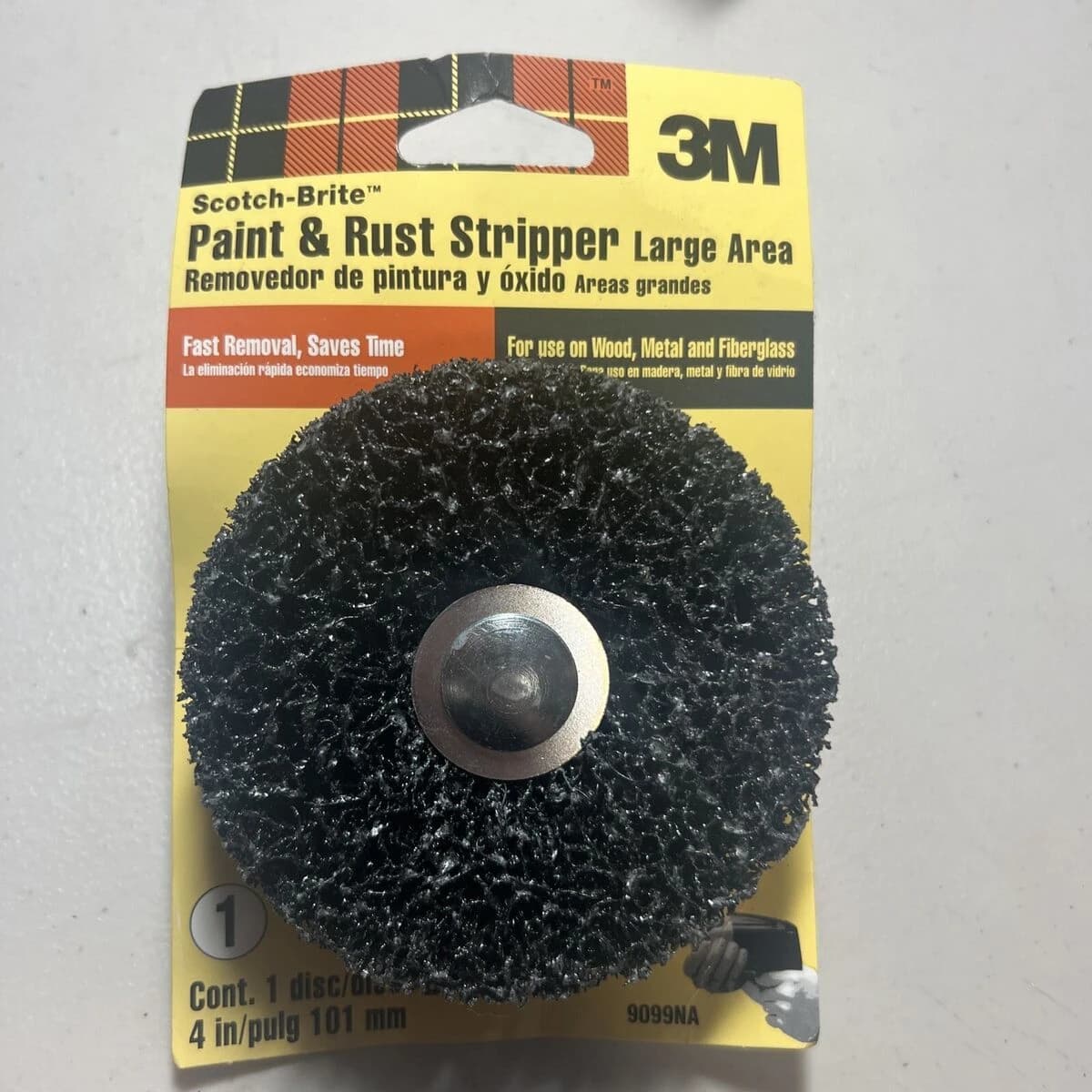3M Scotch-Brite 4" Large Area Paint & Rust Stripper Disc product image