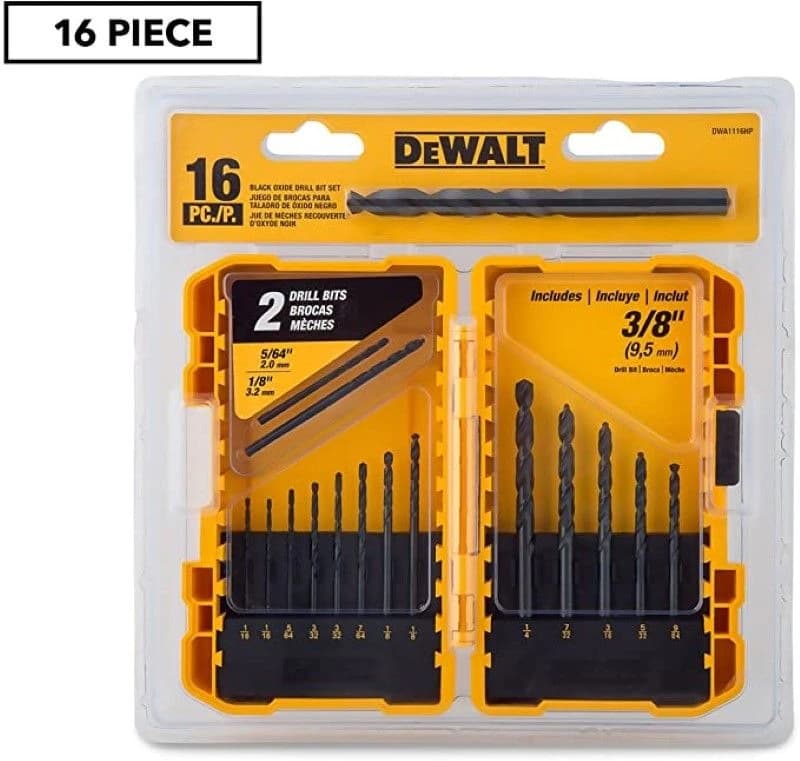 Dewalt 16pc Black Oxide Drill Set product image