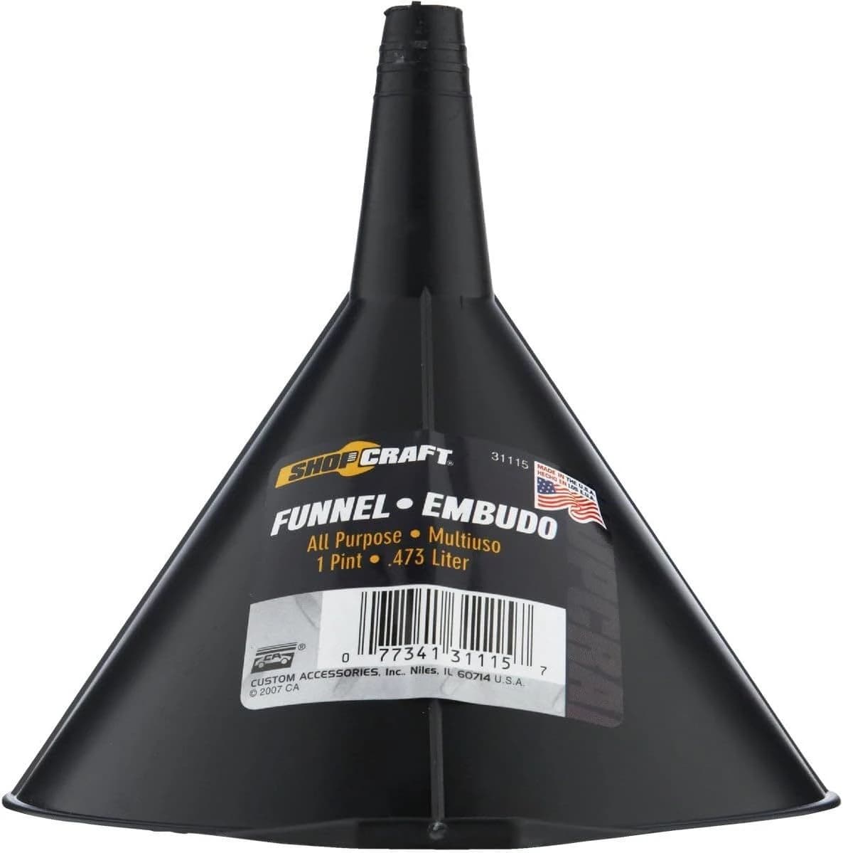 Custom Accessories Shop Craft 1 Pint Multi Purpose Funnel 6" product image