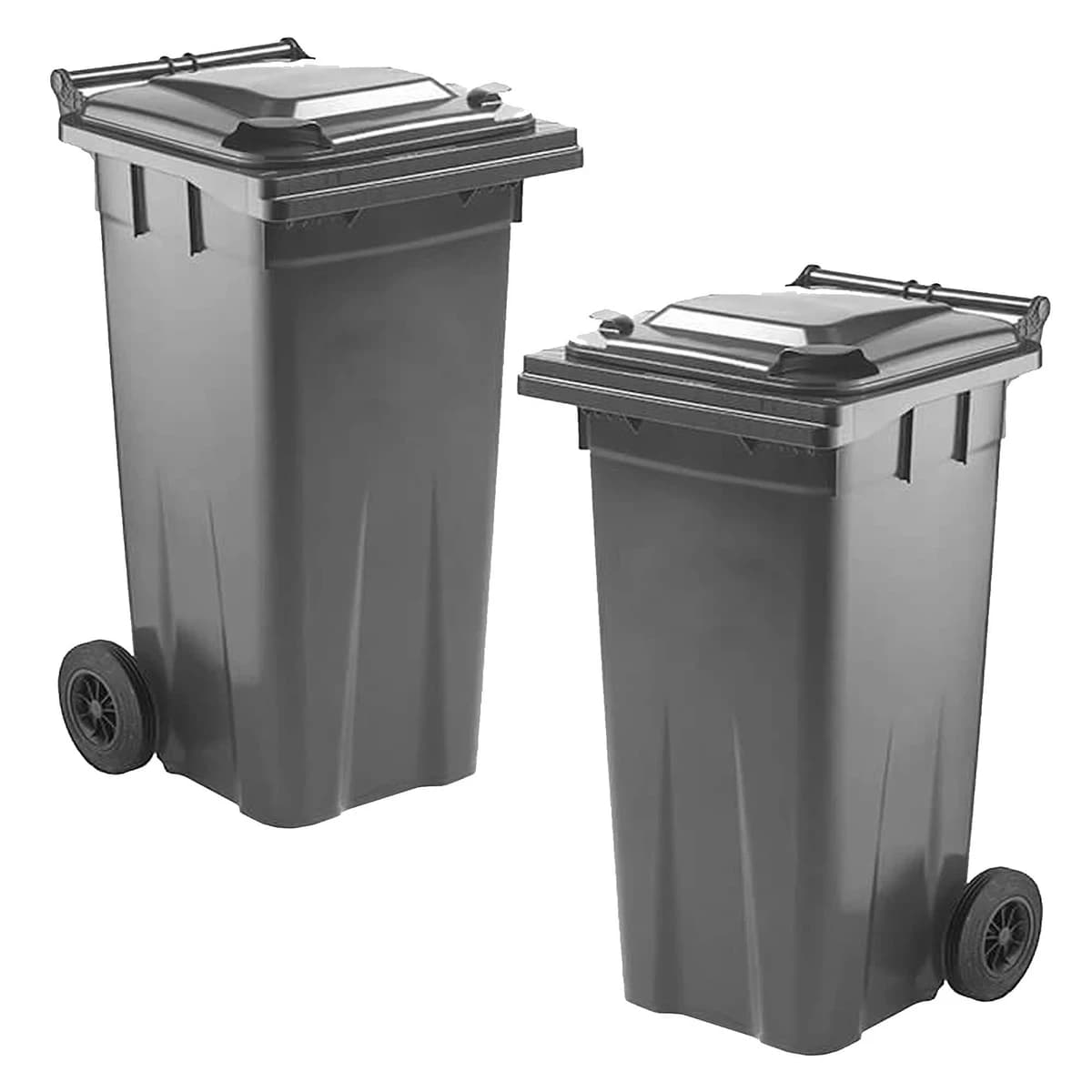Bin - 96 Gallon with Wheels - Granite Grey - Roto product image