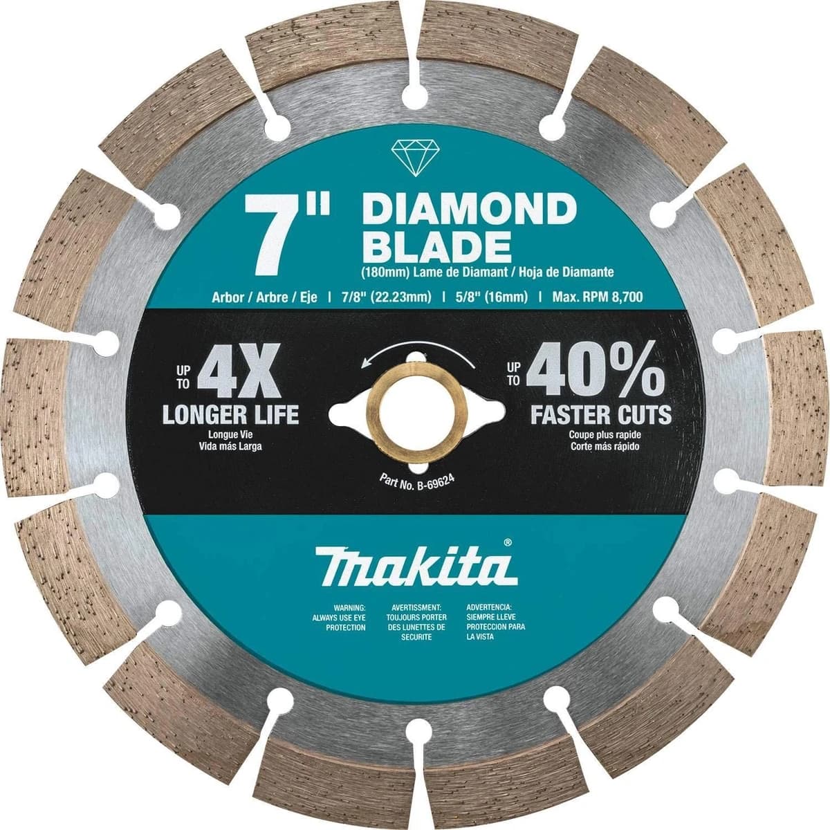 Makita Diamond Blade 7" Segmented General Purpose product image