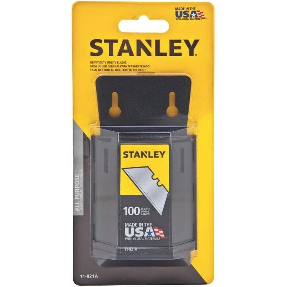 Stanley 100pk Heavy Duty Utility Knife Blade product image
