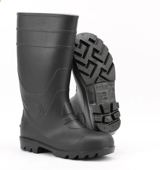 AGRIPRO Black Sole Steel Tip Tall Rubber Boots product image