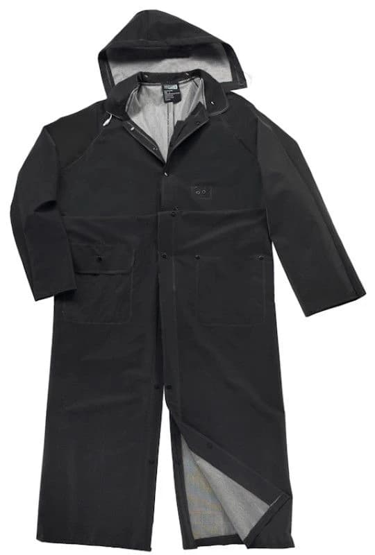 Black PVC/Polyester Raincoat (4160BFR/3XL) product image