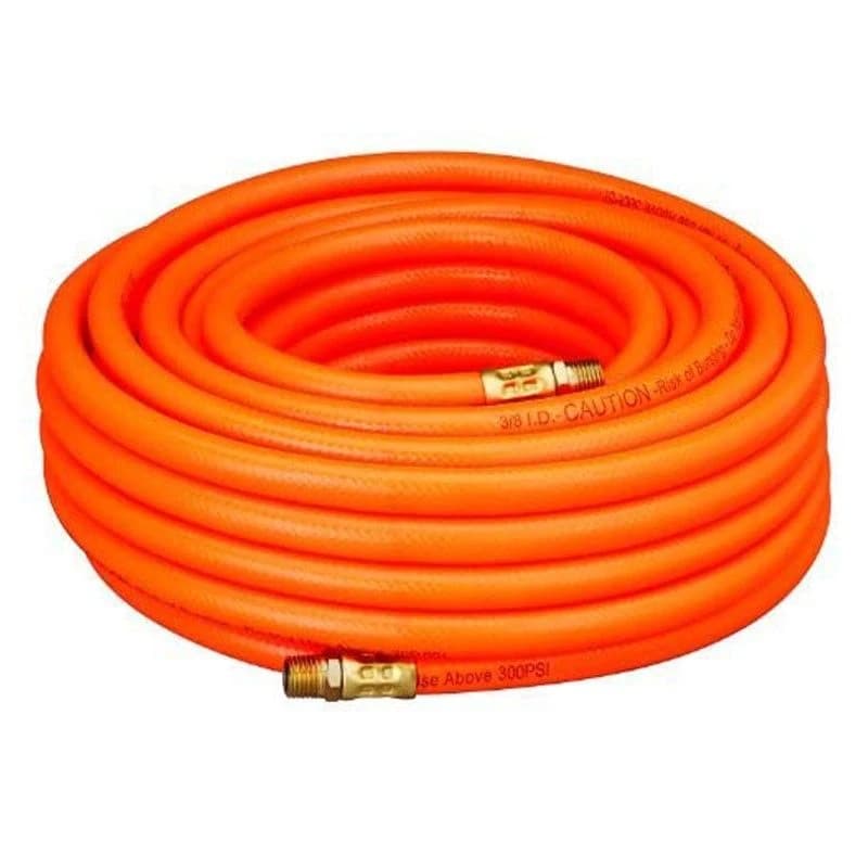 Amflo 3/8" x 50' Orange PVC Air Hose 300PSI w/1/4" MNPT End Fittings product image