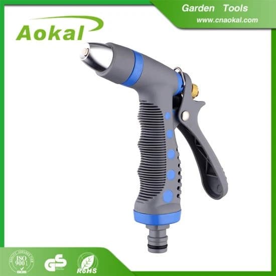 Adjustable Spray Hose Nozzle Grey & Blue product image
