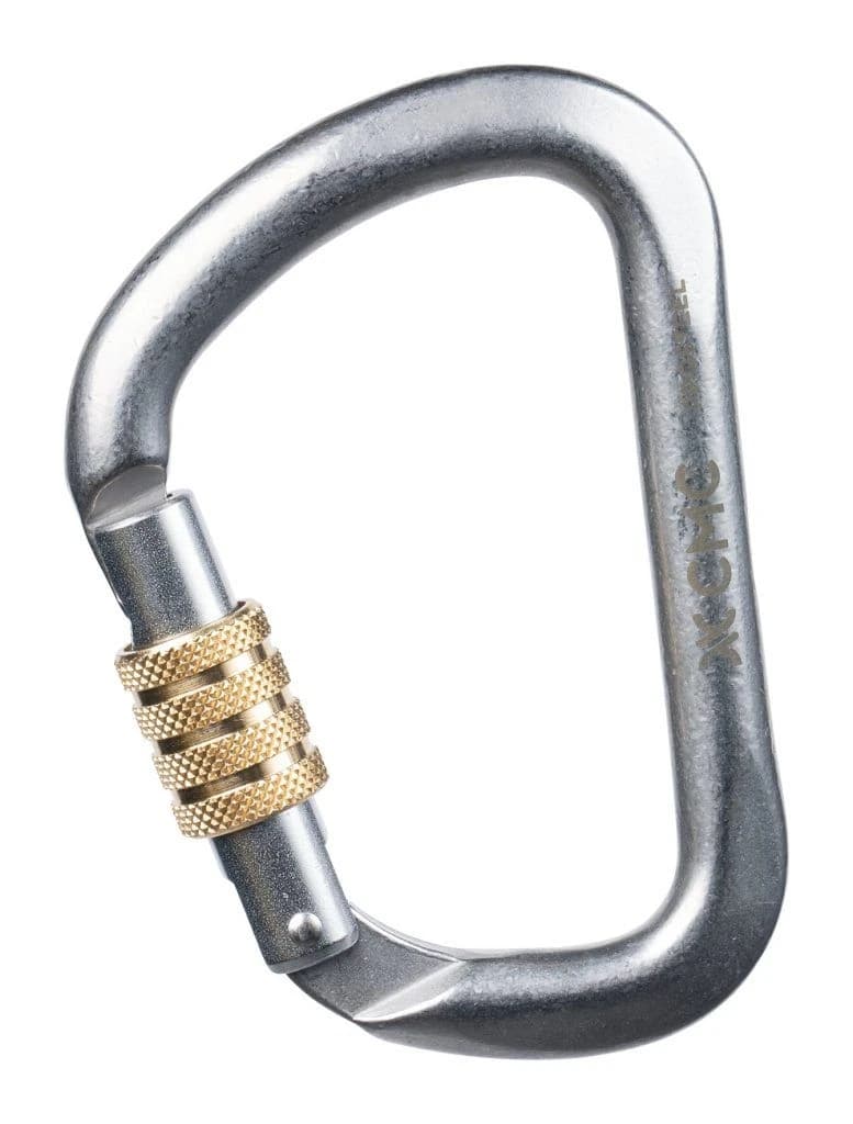 CMC Prosteel Screw-Lock D Carabiner Gry/Brz product image