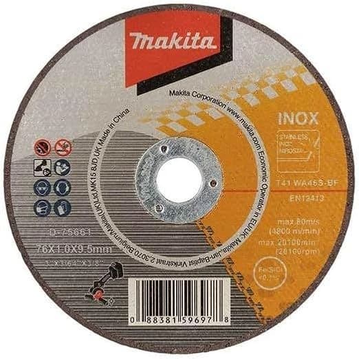 Makita Inox Cut Off Wheel 3" x 3/64 x 3/8" product image