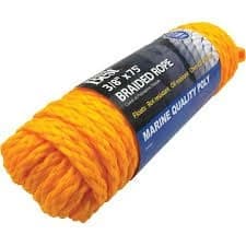 DIB 3/8" X 75' Yellow Braided Polypropylene Rope product image