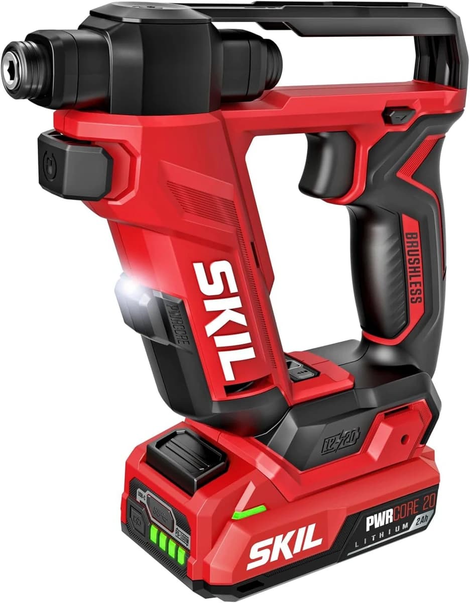 Skil 12/20V 1/4" Brushless Flip Drill Driver w/2.0Ah Battery & Charger product image