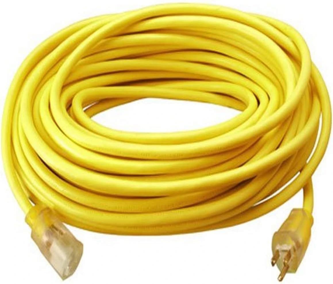 Master Electrician 25' 12/3 Extension Cord, Yellow product image