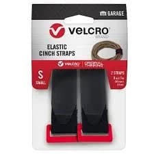 VELCRO Brand 8 Inch x 1 Inch Black Garage Elastic Cinch (2-Pk) product image
