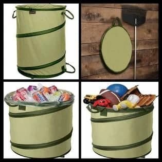 Fiskars Kangaroo Collapsible Container Gardening Bag, 30 Gallon, Green product image
