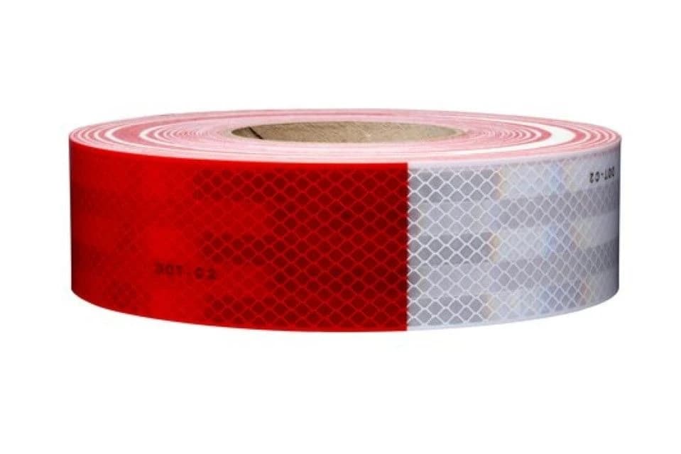 2 Inch x 150 ft Reflective Tape Red/White - 3m product image