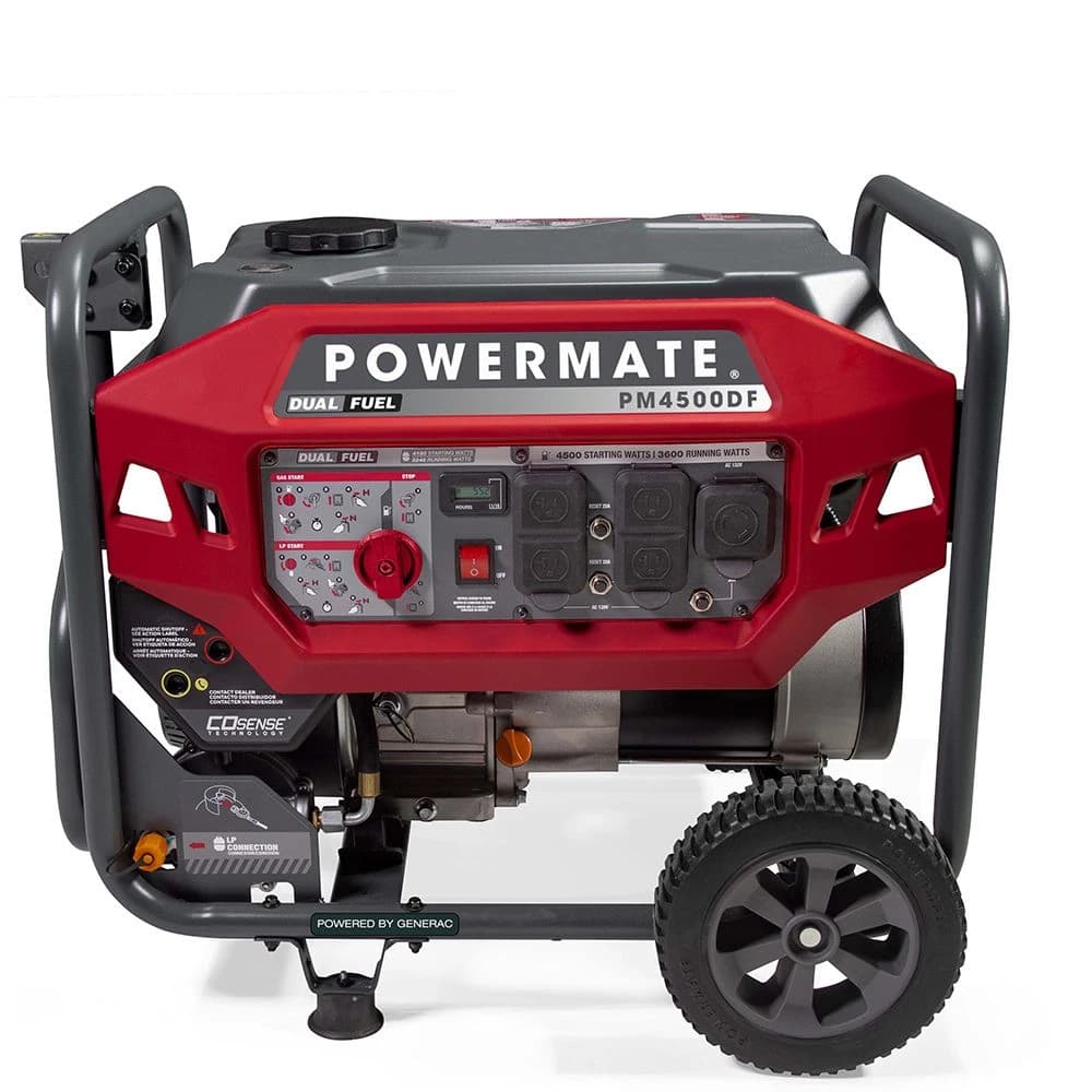 Powermate 4500W Portable Generator Dual Fuel product image
