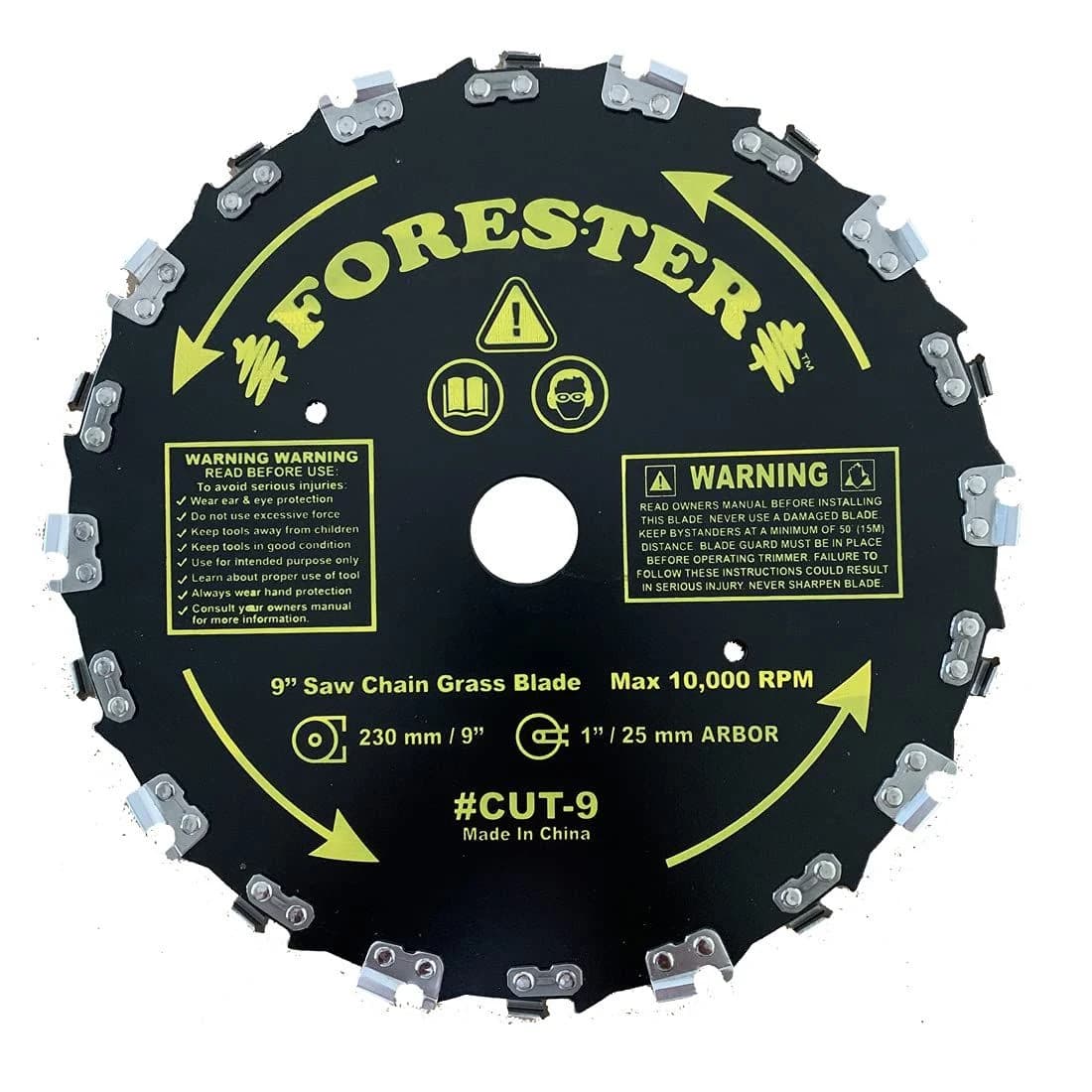 FORESTER 9" Chainsaw Brush Cutter Blade - 20 Tooth Circular Trimmer Saw Blade product image