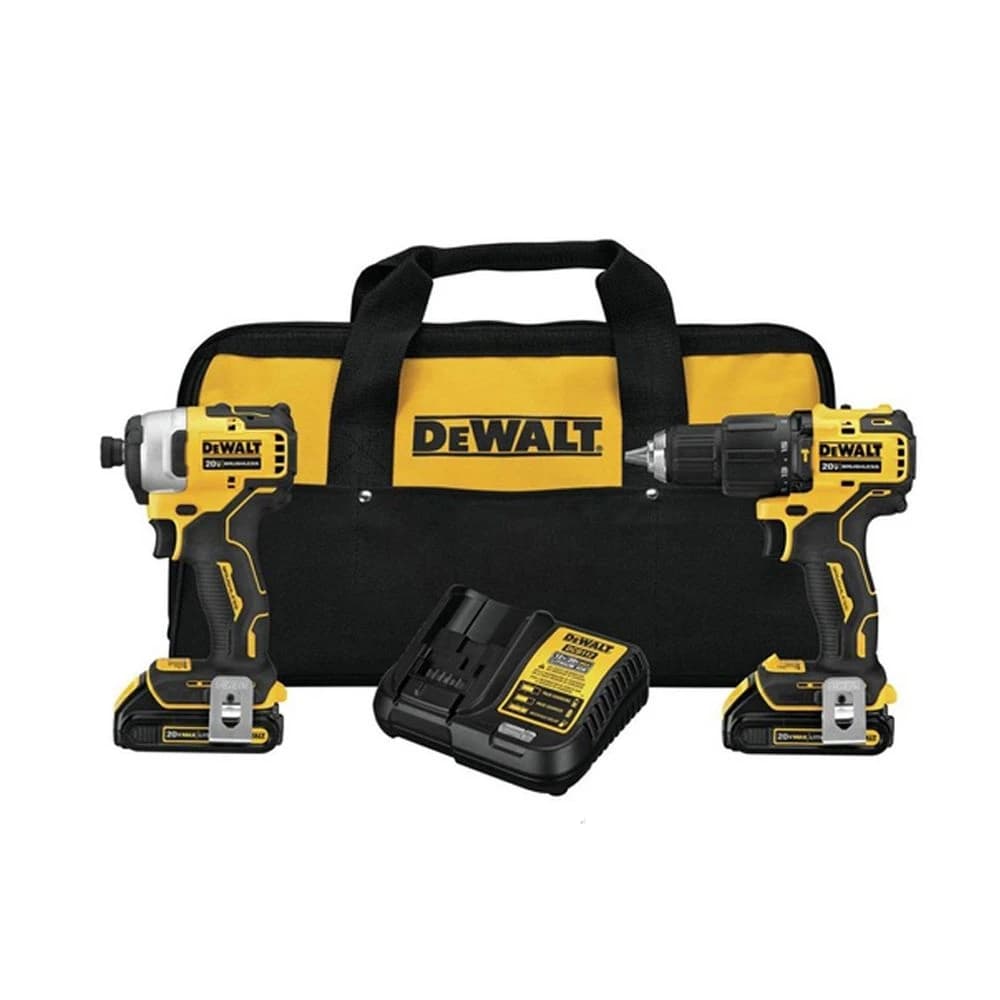 DEWALT-Drill - 1/2" Hammer/1/4" Impact Driver Kit 20V product image