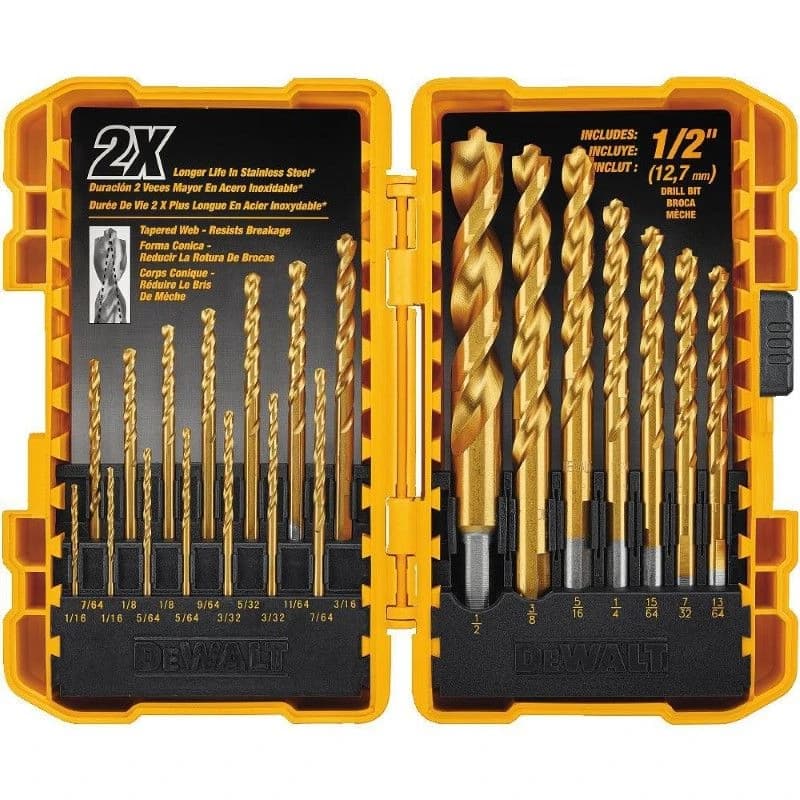 Dewalt 21pc Titanium Pilot Point Drill Bit Set product image