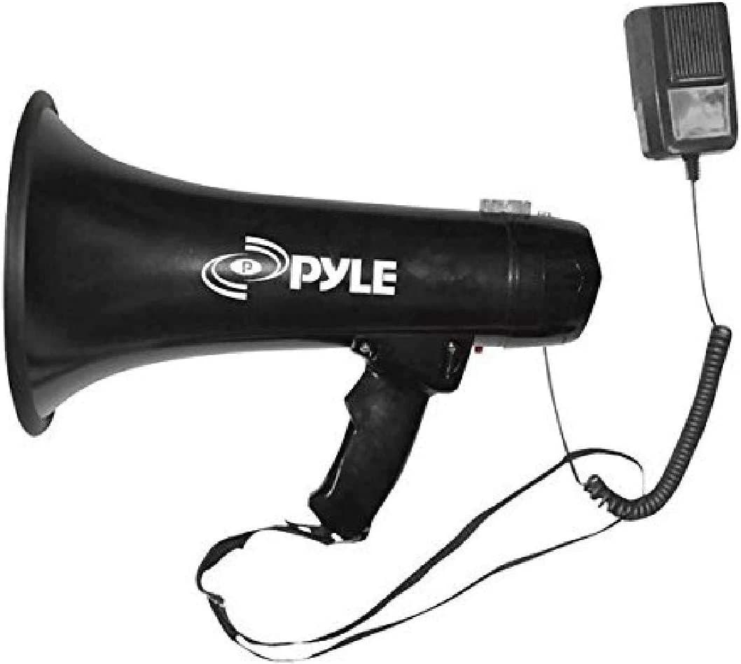 Pyle Portable Megaphone Speaker PA Bullhorn - Built-in Siren 40W product image
