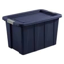Sterilite 30 Gal Latching Tuff1 Storage Tote Dark Indigo product image