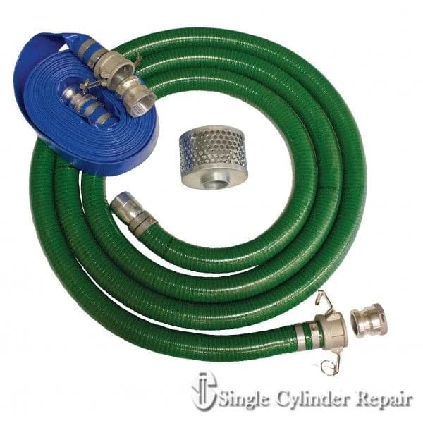 Brave 3" Water Pump Hose Kit 20' Suction 50' Discharge w/ QCs product image