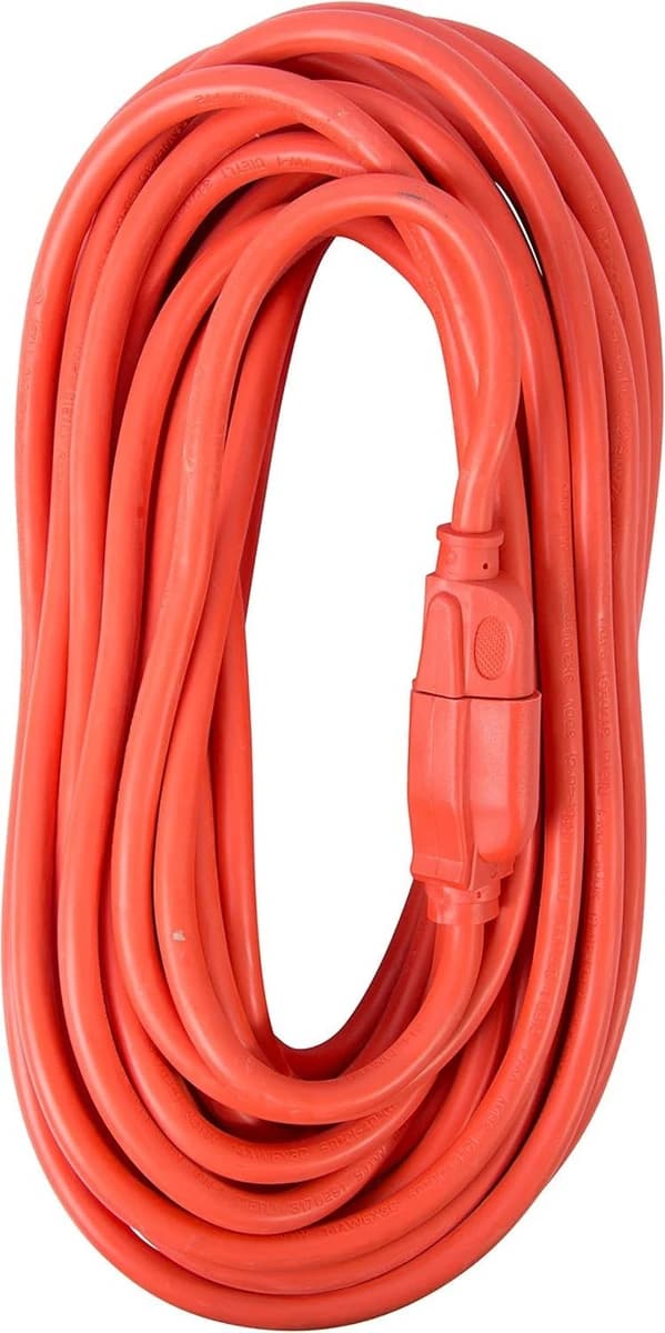 GB 50' 14 AWG 15A/125V AC HD Outdoor Single Receptacle Extension Cord Orange product image