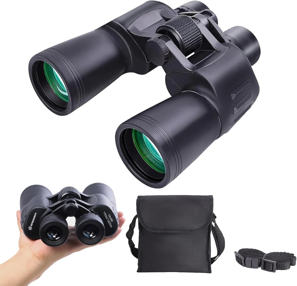 Bresser 20x50 Binocular for Adults High Powered with HD Optical System, Non-Slip product image